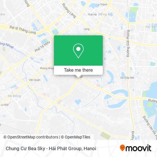 Chung Cư Bea Sky - Hải Phát Group map