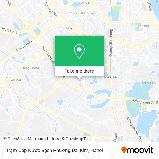 Trạm Cấp Nước Sạch Phường Đại Kim map