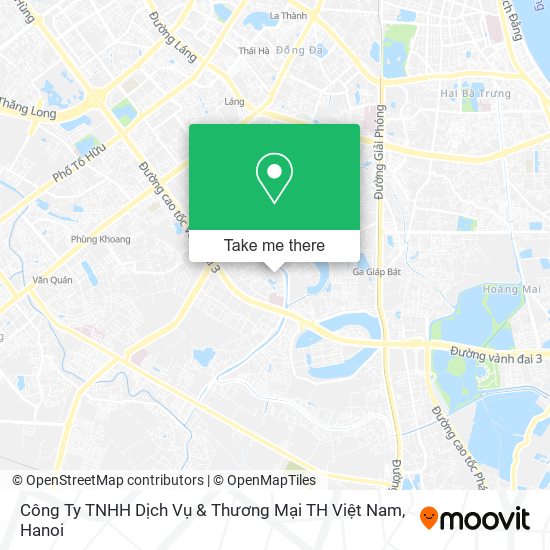 Công Ty TNHH Dịch Vụ & Thương Mại TH Việt Nam map