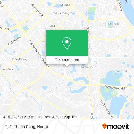 Thái Thanh Cung map