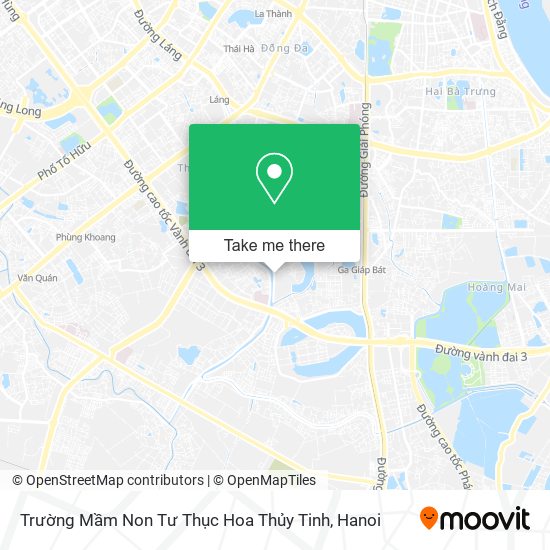 Trường Mầm Non Tư Thục Hoa Thủy Tinh map