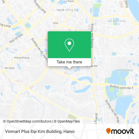 Vinmart Plus Đại Kim Building map