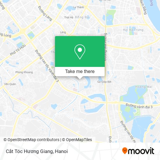 Cắt Tóc Hương Giang map