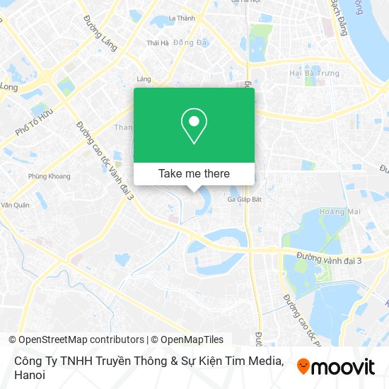 Công Ty TNHH Truyền Thông & Sự Kiện Tim Media map