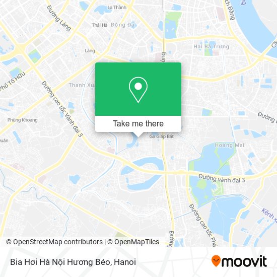 Bia Hơi Hà Nội Hương Béo map
