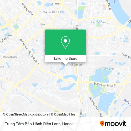 Trung Tâm Bảo Hành Điện Lạnh map