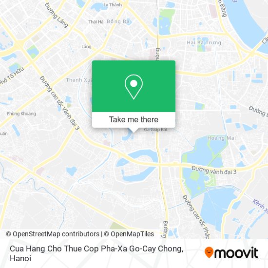 Cua Hang Cho Thue Cop Pha-Xa Go-Cay Chong map