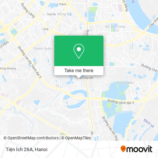 Tiện Ích 26A map