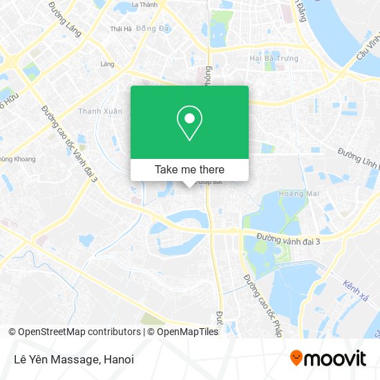 Lê Yên Massage map