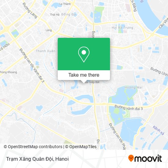 Trạm Xăng Quân Đội map