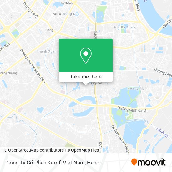 Công Ty Cổ Phần Karofi Việt Nam map