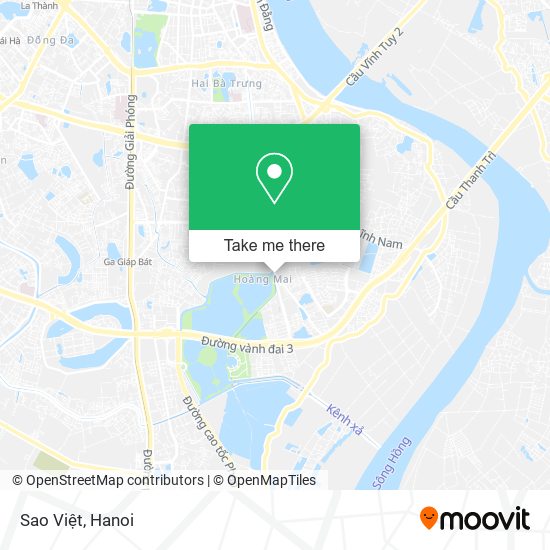 Sao Việt map