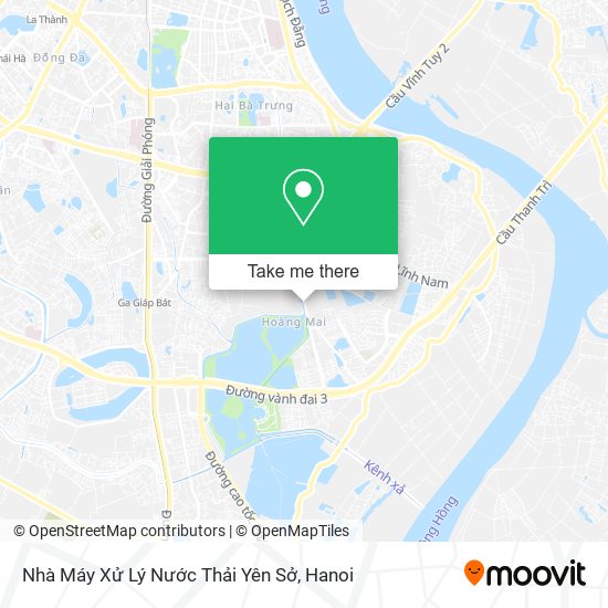 Nhà Máy Xử Lý Nước Thải Yên Sở map