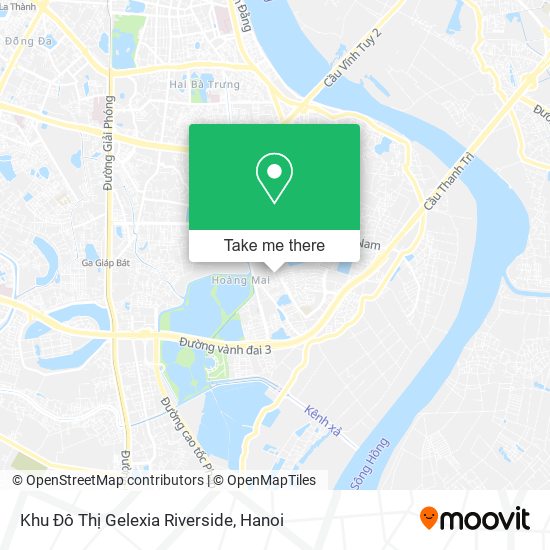 Khu Đô Thị Gelexia Riverside map