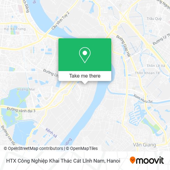 HTX Công Nghiệp Khai Thác Cát Lĩnh Nam map