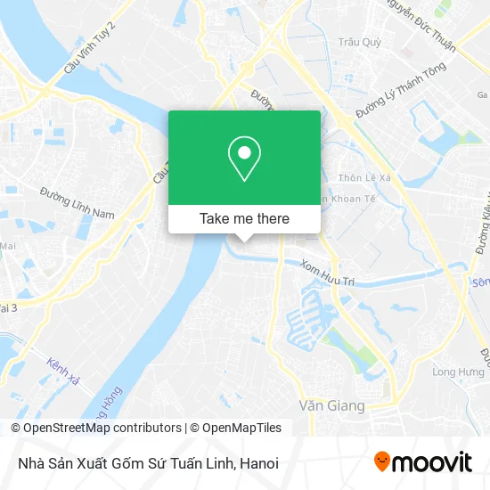 Nhà Sản Xuất Gốm Sứ Tuấn Linh map