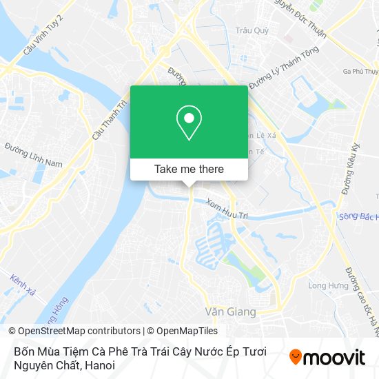 Bốn Mùa Tiệm Cà Phê Trà Trái Cây Nước Ép Tươi Nguyên Chất map