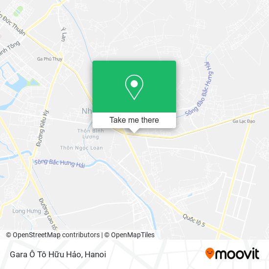 Gara Ô Tô Hữu Hảo map