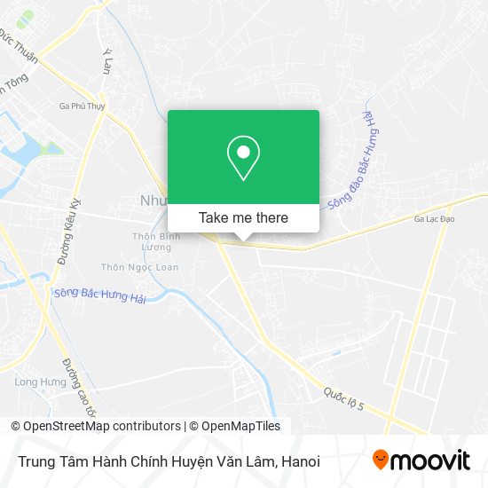 Trung Tâm Hành Chính Huyện Văn Lâm map