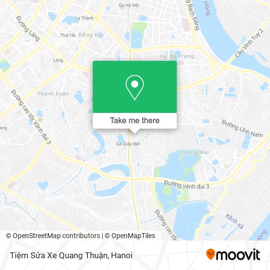 Tiệm Sửa Xe Quang Thuận map