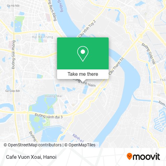 Cafe Vuon Xoai map