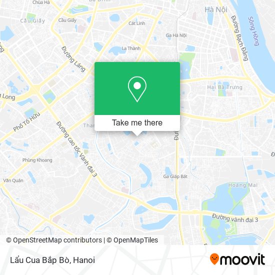 Lẩu Cua Bắp Bò map