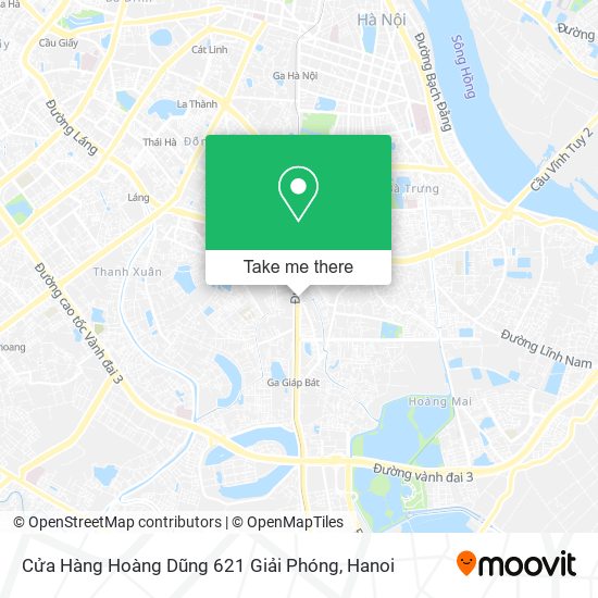 Cửa Hàng Hoàng Dũng 621 Giải Phóng map