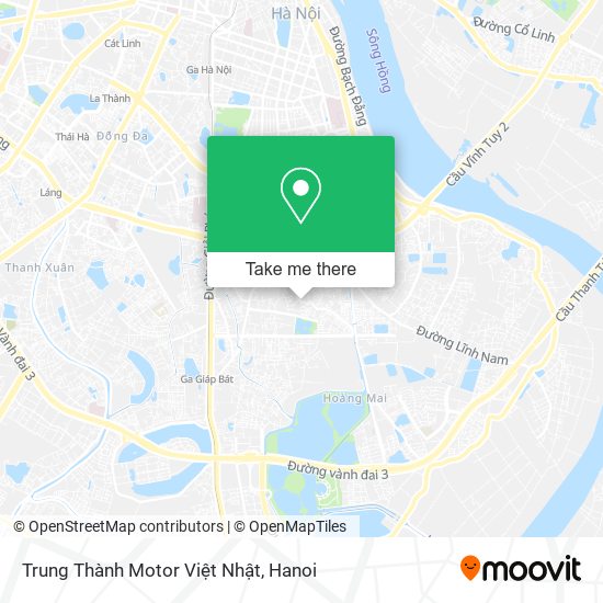 Trung Thành Motor Việt Nhật map