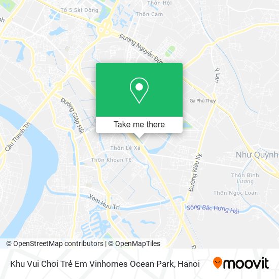 Khu Vui Chơi Trẻ Em Vinhomes Ocean Park map