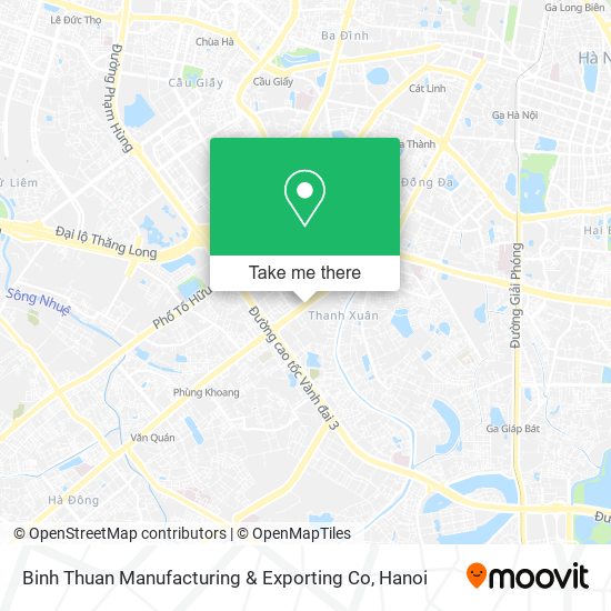 Binh Thuan Manufacturing & Exporting Co map