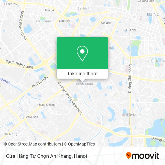 Cửa Hàng Tự Chọn An Khang map