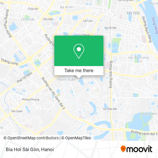 Bia Hơi Sài Gòn map