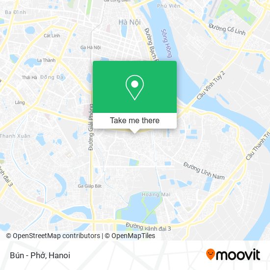 Bún - Phở map