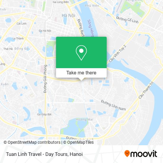 Tuan Linh Travel - Day Tours map