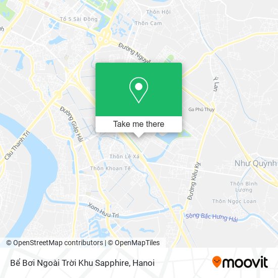 Bể Bơi Ngoài Trời Khu Sapphire map
