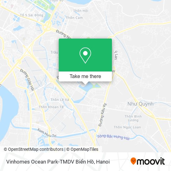 Vinhomes Ocean Park-TMDV Biển Hồ map