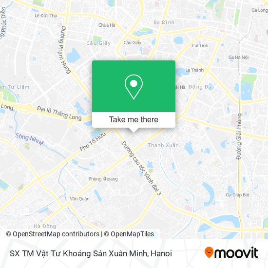 SX TM Vật Tư Khoáng Sản Xuân Minh map