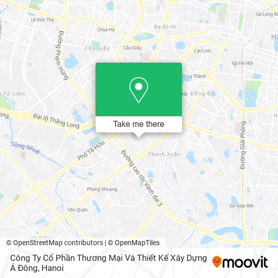 Công Ty Cổ Phần Thương Mại Và Thiết Kế Xây Dựng Á Đông map