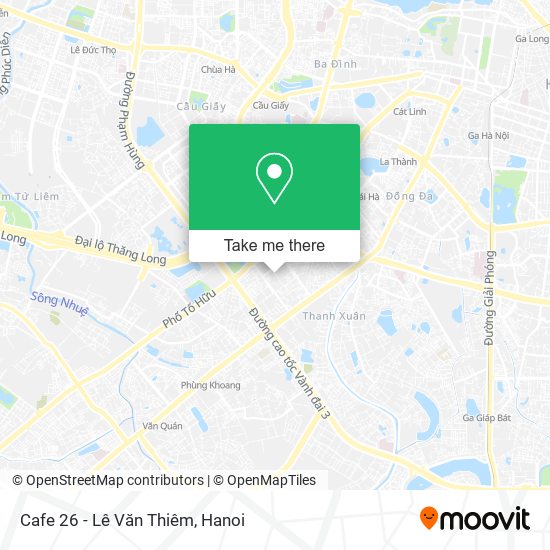 Cafe 26 - Lê Văn Thiêm map