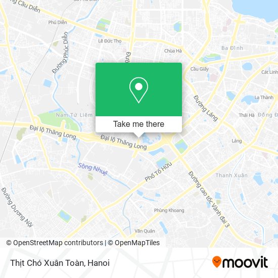 Thịt Chó Xuân Toàn map