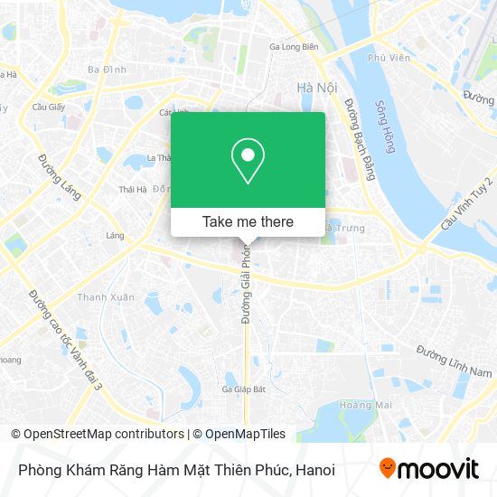 Phòng Khám Răng Hàm Mặt Thiên Phúc map