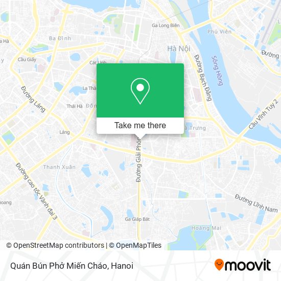 Quán Bún Phở Miến Cháo map