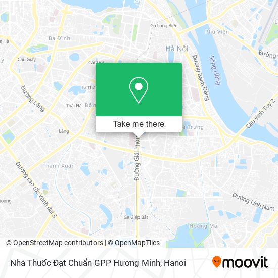 Nhà Thuốc Đạt Chuẩn GPP Hương Minh map