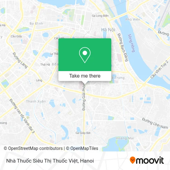 Nhà Thuốc Siêu Thị Thuốc Việt map
