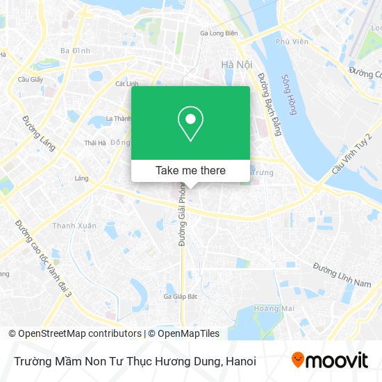 Trường Mầm Non Tư Thục Hương Dung map