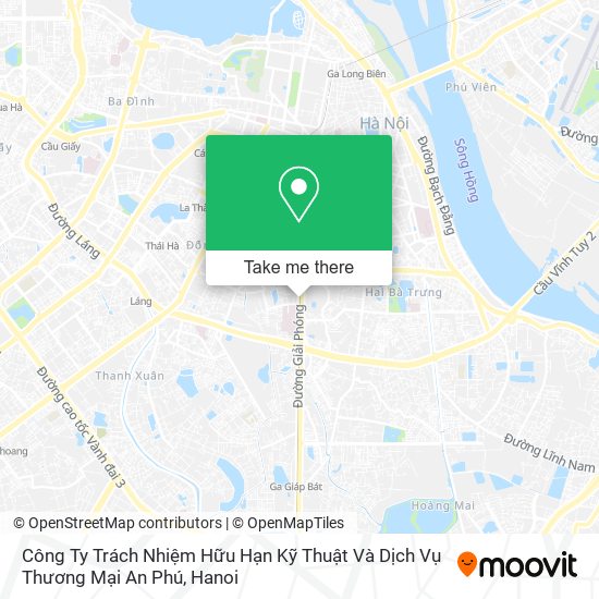 Công Ty Trách Nhiệm Hữu Hạn Kỹ Thuật Và Dịch Vụ Thương Mại An Phú map