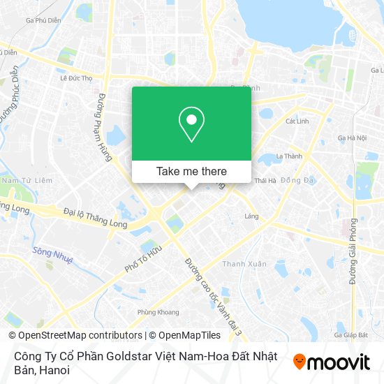 Công Ty Cổ Phần Goldstar Việt Nam-Hoa Đất Nhật Bản map