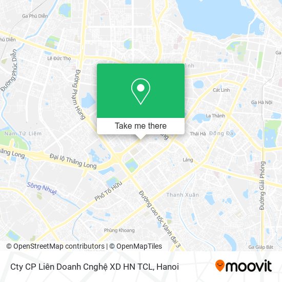 Cty CP Liên Doanh Cnghệ XD HN TCL map