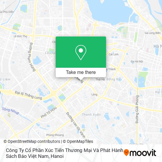 Công Ty Cổ Phần Xúc Tiến Thương Mại Và Phát Hành Sách Báo Việt Nam map