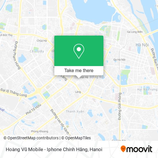 Hoàng Vũ Mobile - Iphone Chính Hãng map